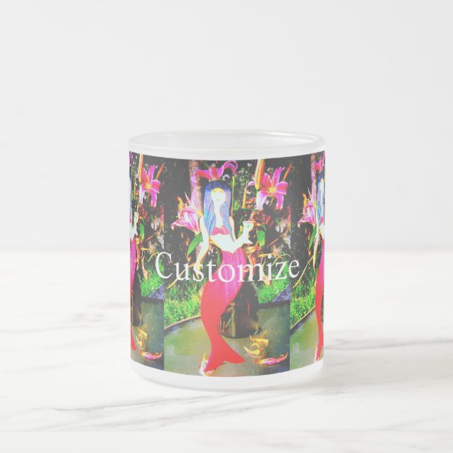 Meerjungfrau Mattglastasse (Mittel)