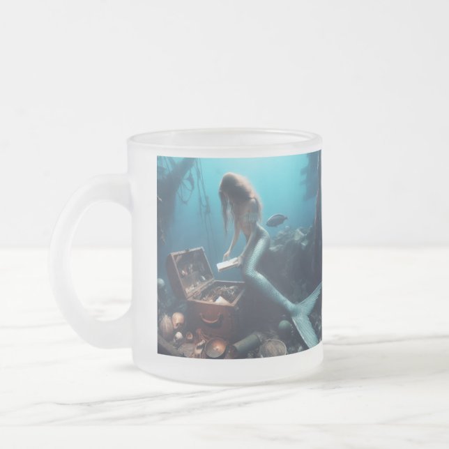 Meerjungfrau Mattglastasse (Links)