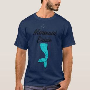Meerjungfrau, Meerjungfrau, Braut, Party von Funny T-Shirt