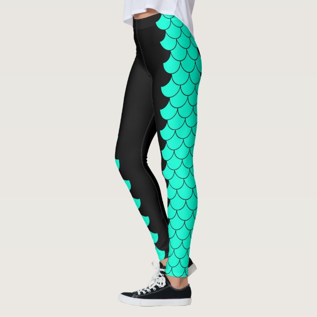 Meerjungfrau-Metamorphose Leggings (Links)