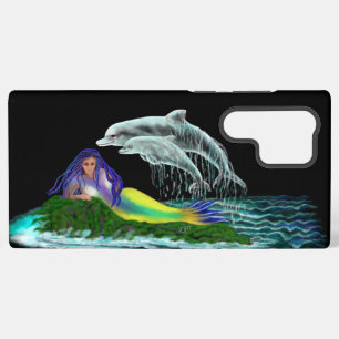 Meerjungfrau mit Delfinen Samsung Galaxy Hülle