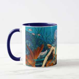 Meerjungfrau mit Dolphin Tasse