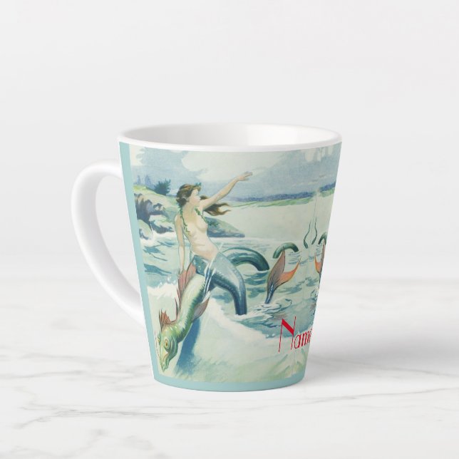 Meerjungfrau mit fließendem Thunder_Cove   Milchtasse (Linke Ecke)