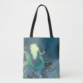 Meerjungfrau mit ihrer Perle Tasche
