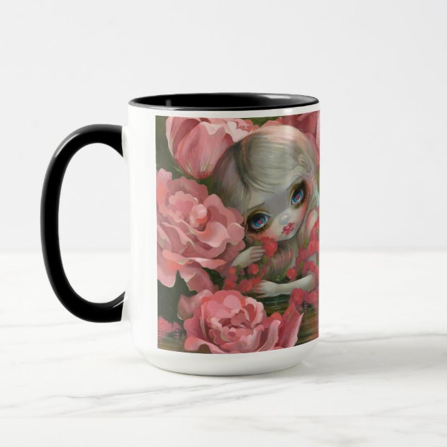 "Meerjungfrau mit Rose" Tasse (Links)