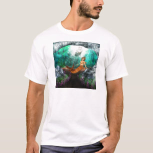 Meerjungfrau mit Schiffbruch T-Shirt