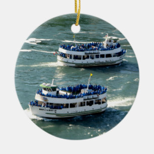 Meerjungfrau: Niagara Falls (Ziergegend) Keramikornament