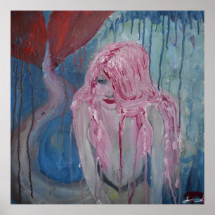 Meerjungfrau-Plakat Poster