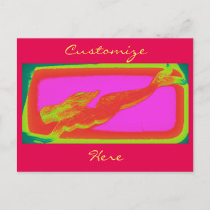 Meerjungfrau Postkarte