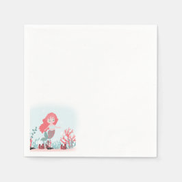 Meerjungfrau Princes Under Sea Birthday Serviette