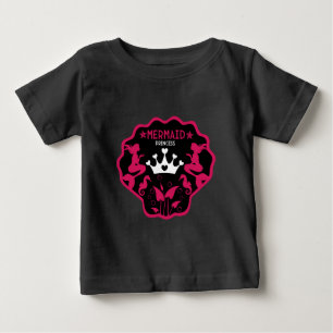 Meerjungfrau Prinzessin Mädchen Baby T-shirt