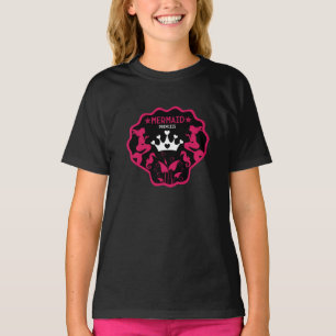 Meerjungfrau Prinzessin Mädchen T-Shirt