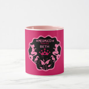 Meerjungfrau Prinzessin Mädchen Tasse