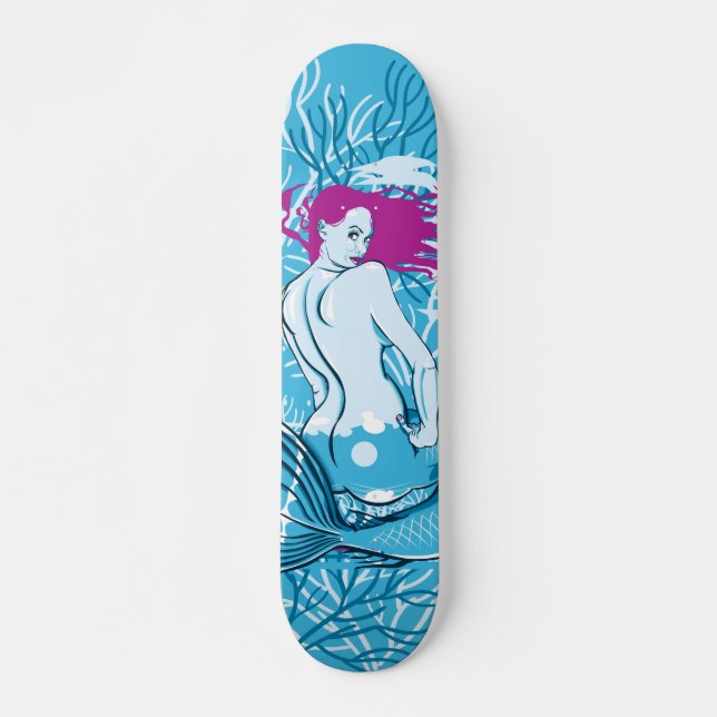 Meerjungfrau-ProSkateboard Skateboard (Vorne)