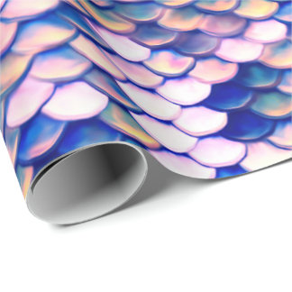 Meerjungfrau-Rosen-Haut-Muster Geschenkpapier