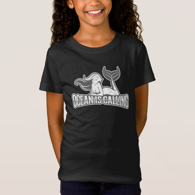 Meerjungfrau ruft T-Shirt (Vorderseite)