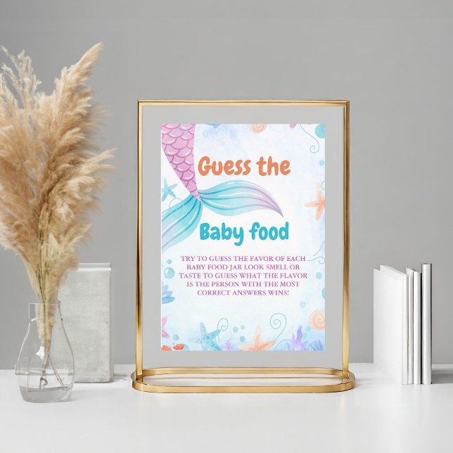 Meerjungfrau schätzt das Baby Food Baby Duschgel S Poster (Von Creator hochgeladen)
