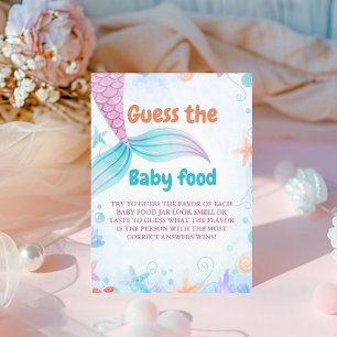 Meerjungfrau schätzt das Baby Food Baby Duschgel S Sockelschild