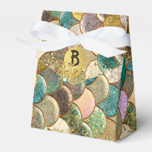 Meerjungfrau-Schuppen Mehrfarbig Glitter Glam Part Geschenkschachtel