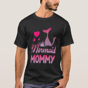 Meerjungfrau schwimmen um das Herz glücklich Tag f T-Shirt