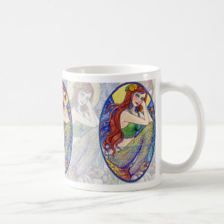 Meerjungfrau-Seefeenhafte Tee-Kaffee-Tasse durch Kaffeetasse