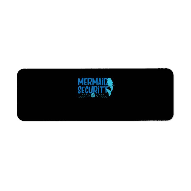 Meerjungfrau Sicherheit - Funny Swimming Geschenk (Vorne)