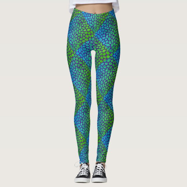 Meerjungfrau-Skalen Leggings (Vorderseite)