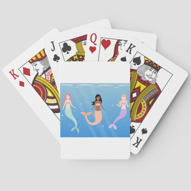 Meerjungfrau Spielkarten (Rückseite)