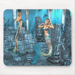 Meerjungfrau-Spielplatz Mousepad