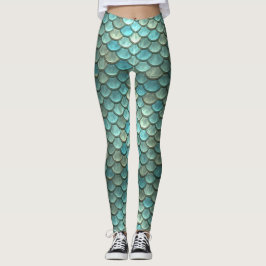 Meerjungfrau stuft Leggings ein