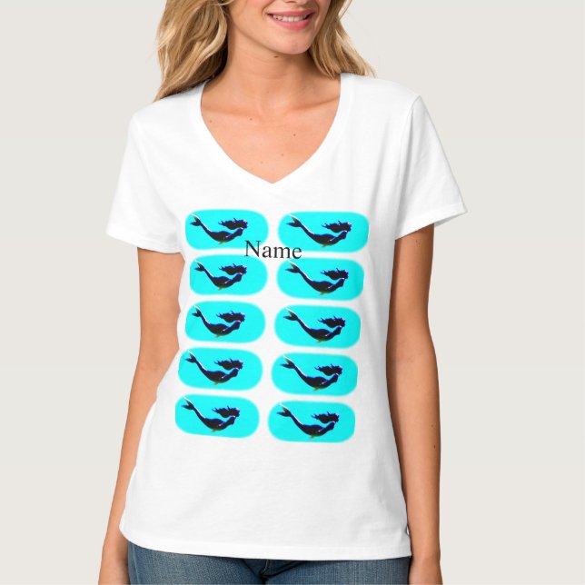 Meerjungfrau-T - Shirt (Vorderseite)