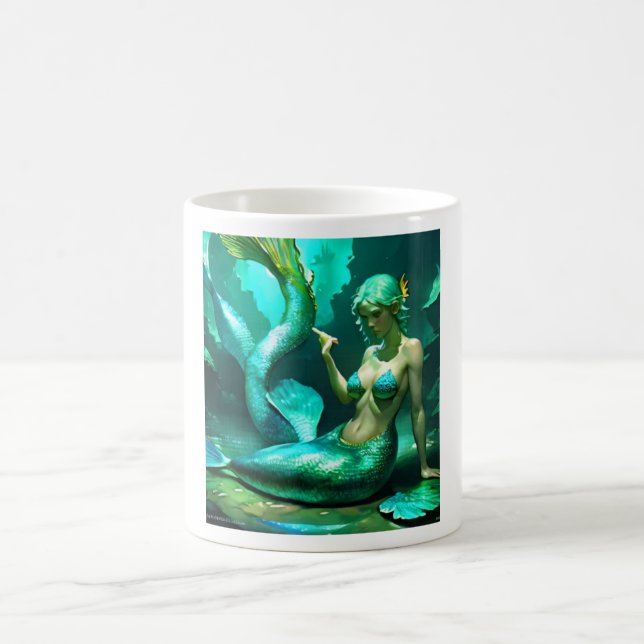 Meerjungfrau-Tasse von Juan Cabana 2024 Kaffeetasse (Mittel)
