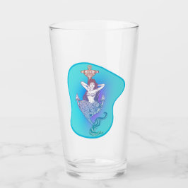 Meerjungfrau und Anchor Glas