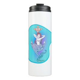 Meerjungfrau und Anchor Thermosbecher