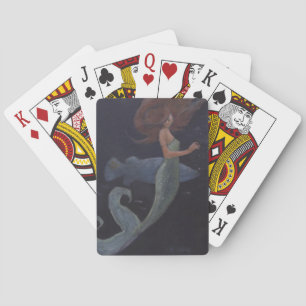 Meerjungfrau und der Blaue Fisch Spielkarten