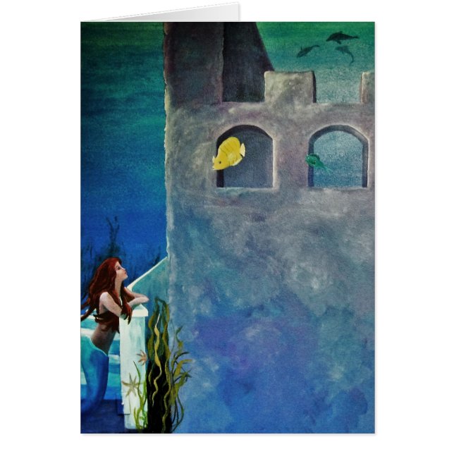 Meerjungfrau und Fisch auf der Burg (Vorne)