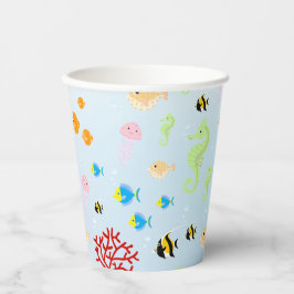 Meerjungfrau und Freundinnen Geburtstagsparty Pappbecher