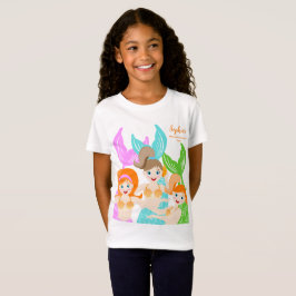 Meerjungfrau und Freundinnen Geburtstagsparty T-Shirt