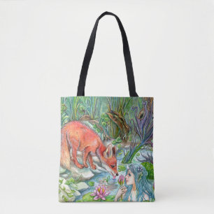 Meerjungfrau und Fuchs Tasche