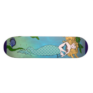Meerjungfrau und Robbe Skateboard