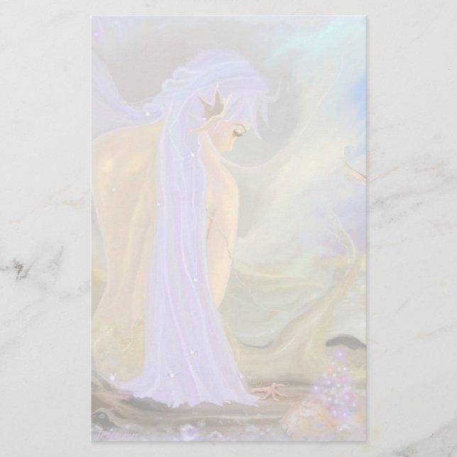 Meerjungfrau und Starfish! Briefpapier (Vorderseite)