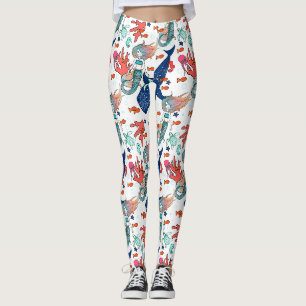 Meerjungfrau und Walhai Leggings