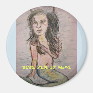 Meerjungfrau: Zuhause Magnet