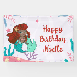 Meerjungfrau zum Geburtstag Banner