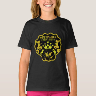 Meerjungfrau-Zwillings-Schwestern T-Shirt