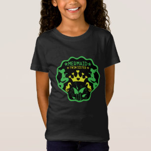 Meerjungfrau-Zwillings-Schwestern T-Shirt