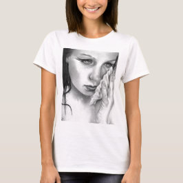 Meerjungfrauaquamarine-Gezeiten-Shirt T-Shirt
