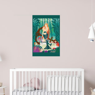 Meerjungfrauen-Familie (Rothaarige) Poster