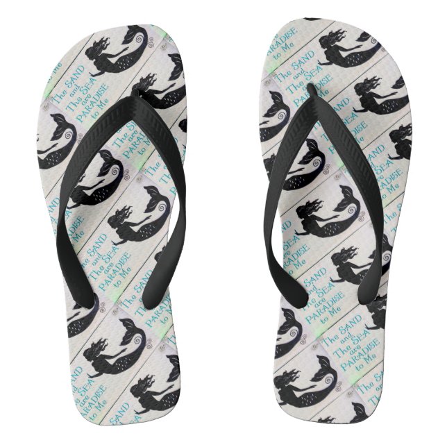 Meerjungfrauen Flip Flops (Fußbett)