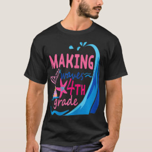 Meerjungfrauen in 4. Klasse Niedlich zurück bis ti T-Shirt